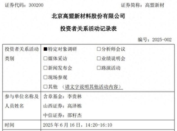 股票配资资讯第一门户网站 高盟新材未来战略: 突破发展光学显示材料